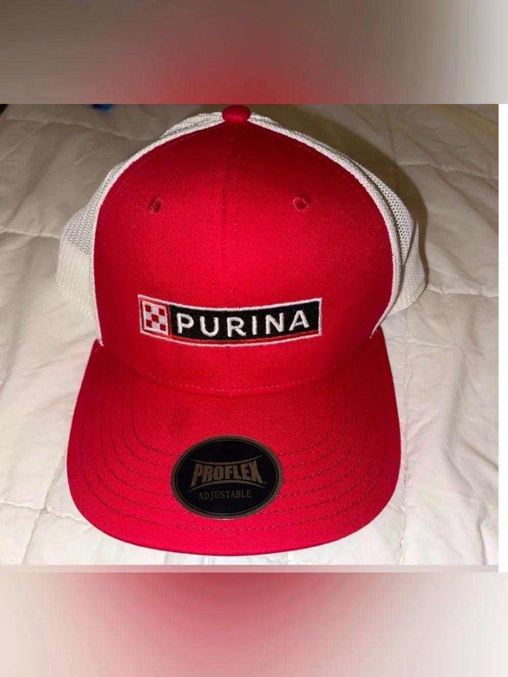 AS IS Purina Red, Black and White Cap